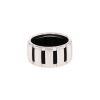 Chaumet white gold and black rubber Class One ring small model - 00pp thumbnail