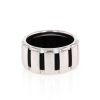 Chaumet white gold and black rubber Class One ring small model - 360 thumbnail