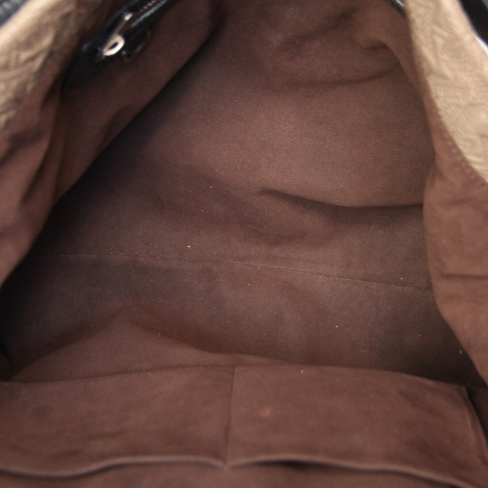 Louis Vuitton Antheia Hobo small model Bag in taupe leather - Detail D2