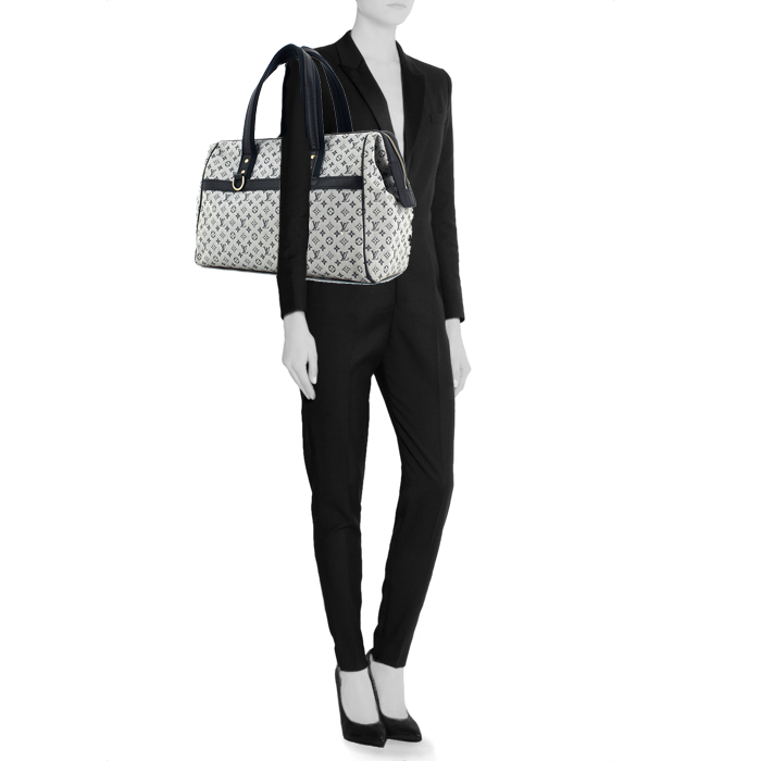 Louis Vuitton Josephine large model in blue Idylle monogram canvas - Detail D1