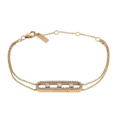 Brazalete en oro rosa