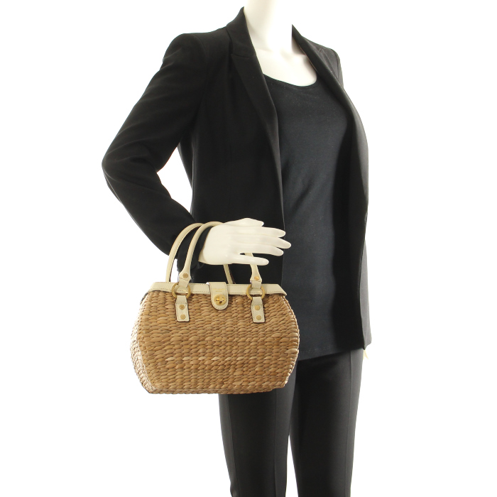 Kate Spade en osier et cuir beige - Detail D1