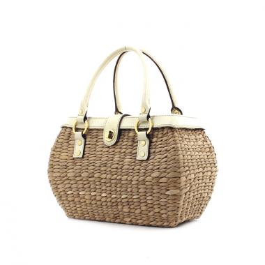 Kate Spade en osier et cuir beige