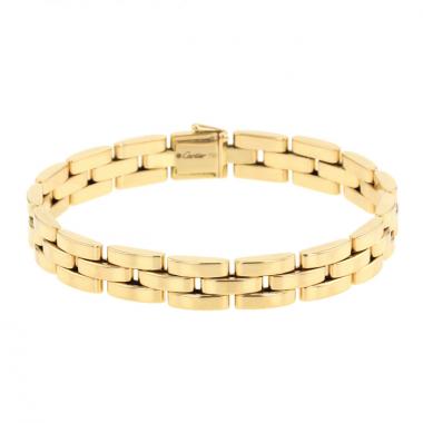 Cartier brazalete Maillon Panthère en oro amarillo