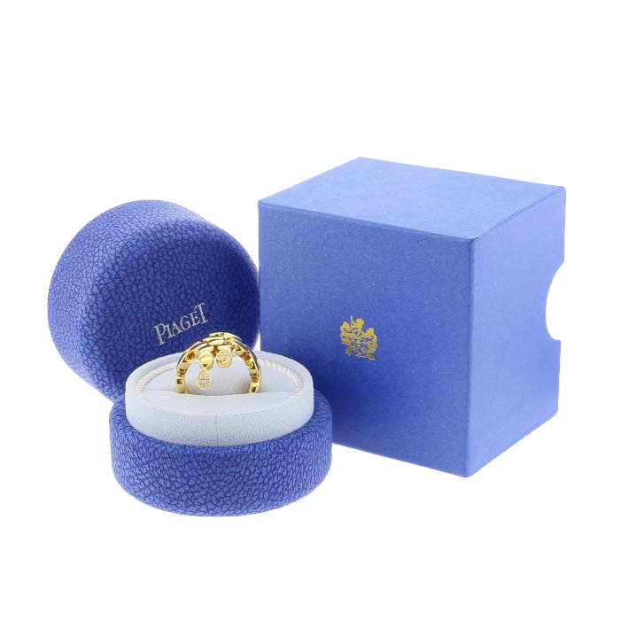 Piaget sortija LimeLight en oro amarillo y diamantes - Detail D1
