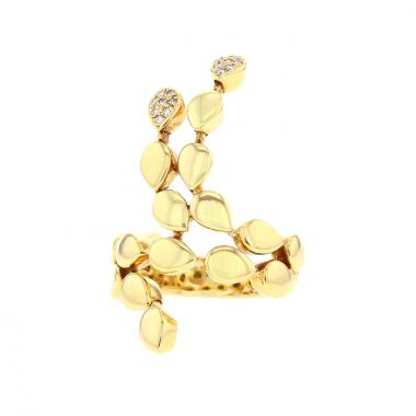 Piaget yellow gold and diamonds LimeLight ring