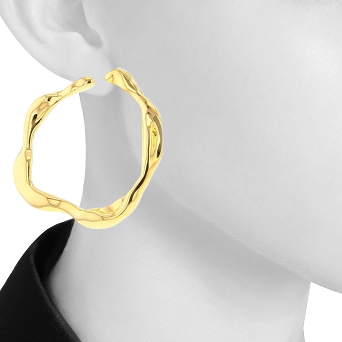 Dior Nougat hoop earrings
