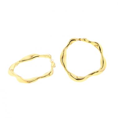 Dior Nougat hoop earrings