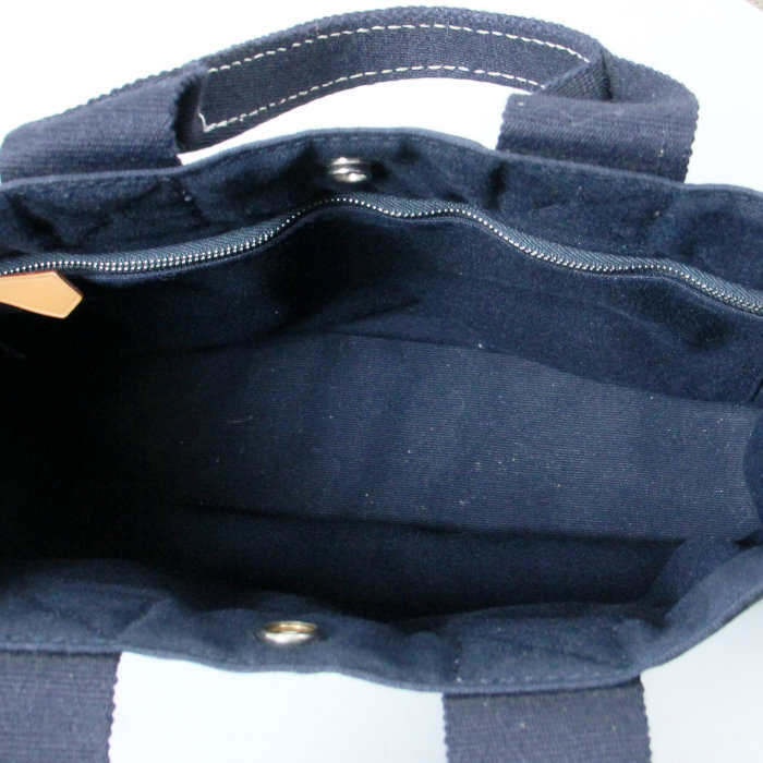 Hermès Toto small model in blue canvas - Detail D2