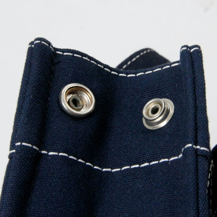 Hermès Toto small model in blue canvas - Detail D3