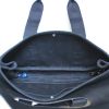 Hermès Valparaiso Bag in black canvas and leather - Detail D2 thumbnail