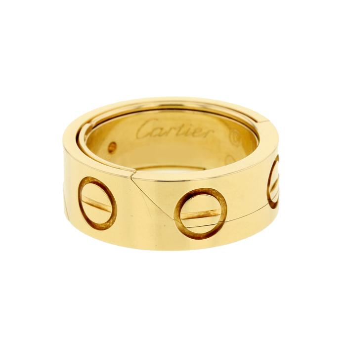 Cartier yellow gold Love Astro ring pendant - Detail D1