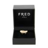 Sortija Fred Mouvementée modelo pequeño en oro amarillo y en diamantes - Detail D1 thumbnail