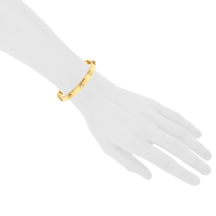 Chanel yellow gold and diamonds 3 symbols bracelet - Detail D1