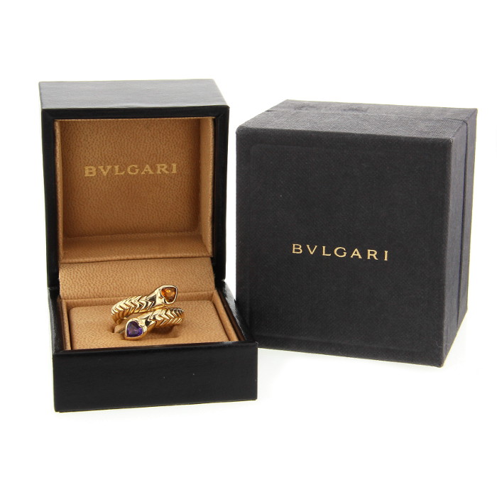 Bulgari sortija Spiga en oro amarillo - Detail D1