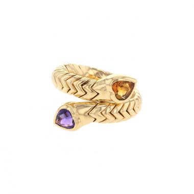 Anello Spiga in oro giallo