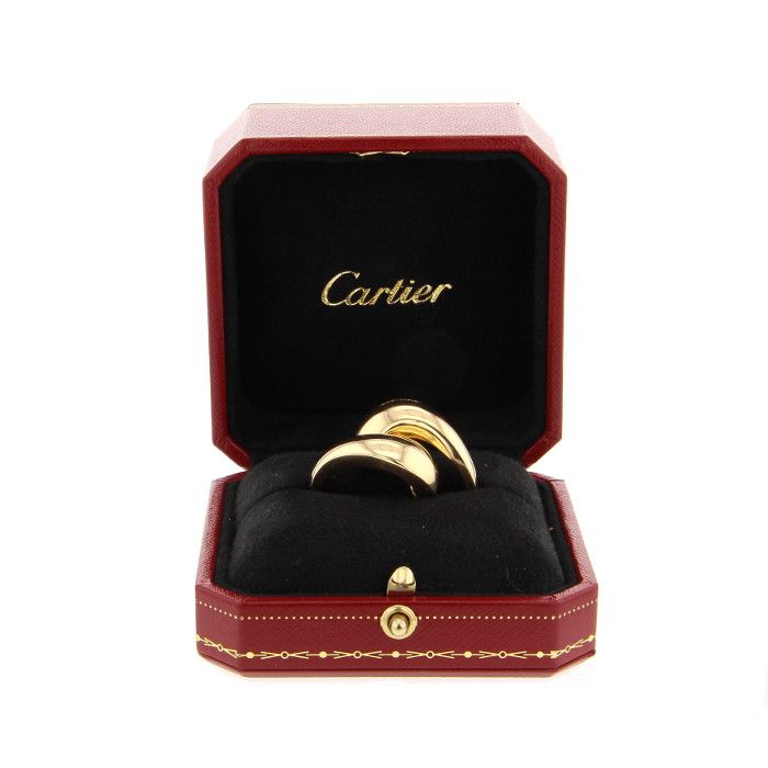 Cartier double bague Ying Yang en or jaune - Detail D2