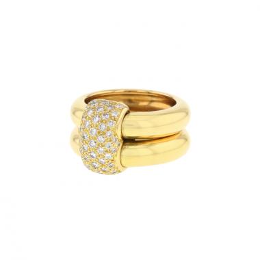 Sortija Chaumet Duo en oro amarillo