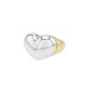 Piaget yellow gold and white gold Heart ring - 00pp thumbnail
