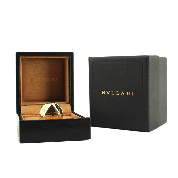 Bulgari 3 golds pyramid ring - Detail D1