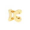 Hermes Lima hemstitched large model ring in yellow gold - 00pp thumbnail