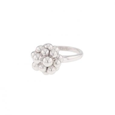 Boucheron white gold Grains de Mure ring