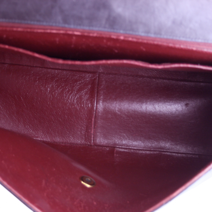 Chanel Timeless Maxi Jumbo en cuir matelassé noir - Detail D3