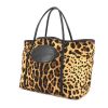 Dolce & Gabbana Bag in canvas print leopard and black leather - 00pp thumbnail