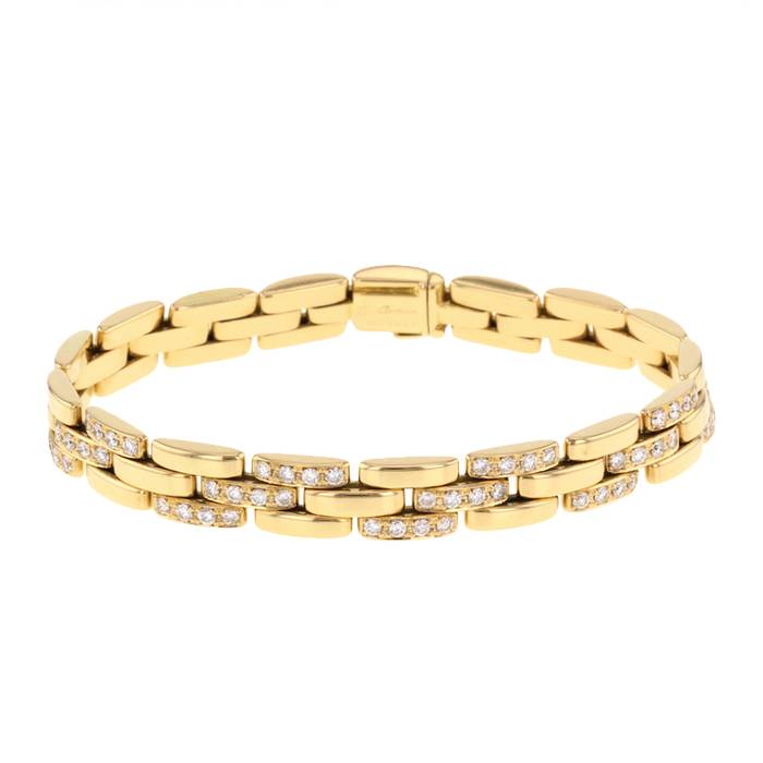 Браслеты каталог и цены фото официальный Cartier Maillon Panthère Bracelet 267911 Collector Square