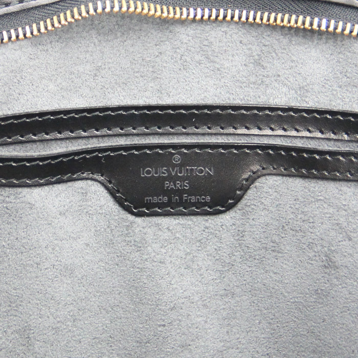 Louis Vuitton Saint Jacques small model in black epi leather  - Detail D3