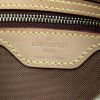 Borsa Louis Vuitton Trotteur in tela monogram e pelle naturale - Detail D4 thumbnail