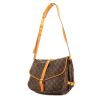 Louis Vuitton Saumur large model in monogram canvas and natural leather - 00pp thumbnail