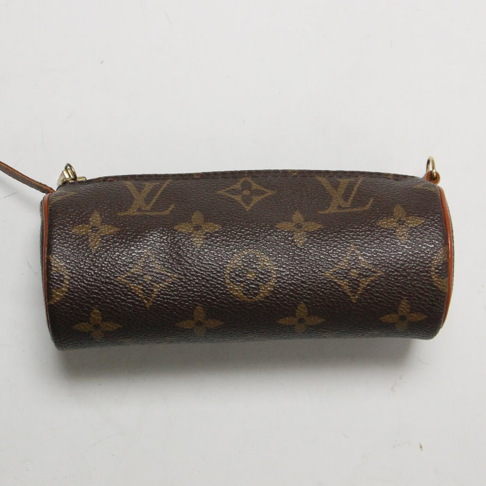 Louis Vuitton Papillon en toile monogram et cuir marron - Detail D3
