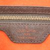 Bolso de mano Brera Bag en lona a cuadros revestida y cuero marrón - Detail D4 thumbnail