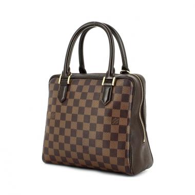 Borsa Louis Vuitton Brera Bag in tela a scacchi e pelle marrone