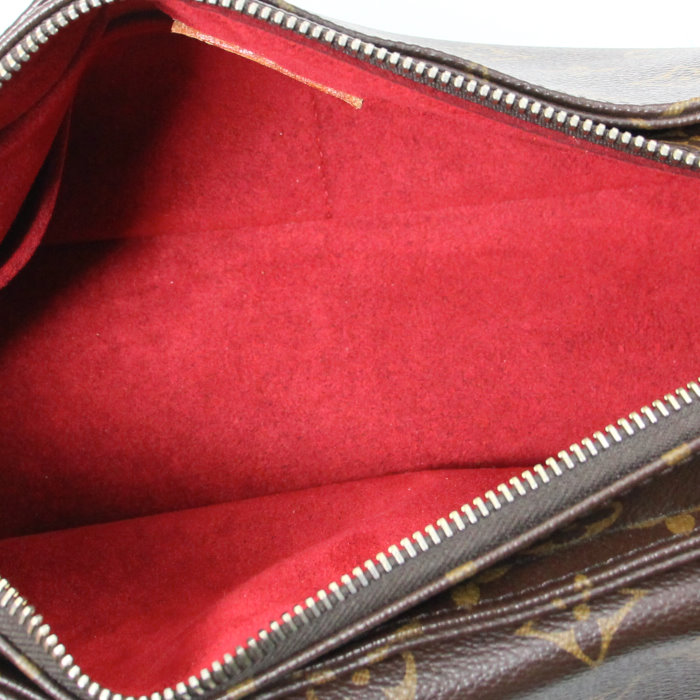 Bolso Cité en lona Monogram revestida y cuero natural - Detail D2