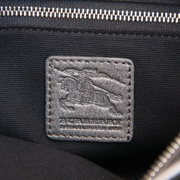 Borsa in tessuto bicolore grigio - Detail D4