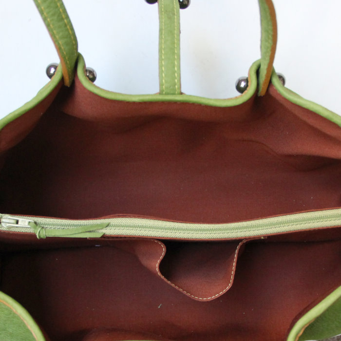 Renaud Pellegrino in green suede - Detail D2