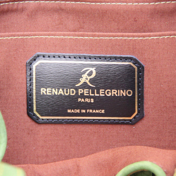 Renaud Pellegrino in green suede - Detail D3