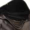 Renaud Pellegrino Pouch Bag in black, white, yellow and green fur - Detail D2 thumbnail
