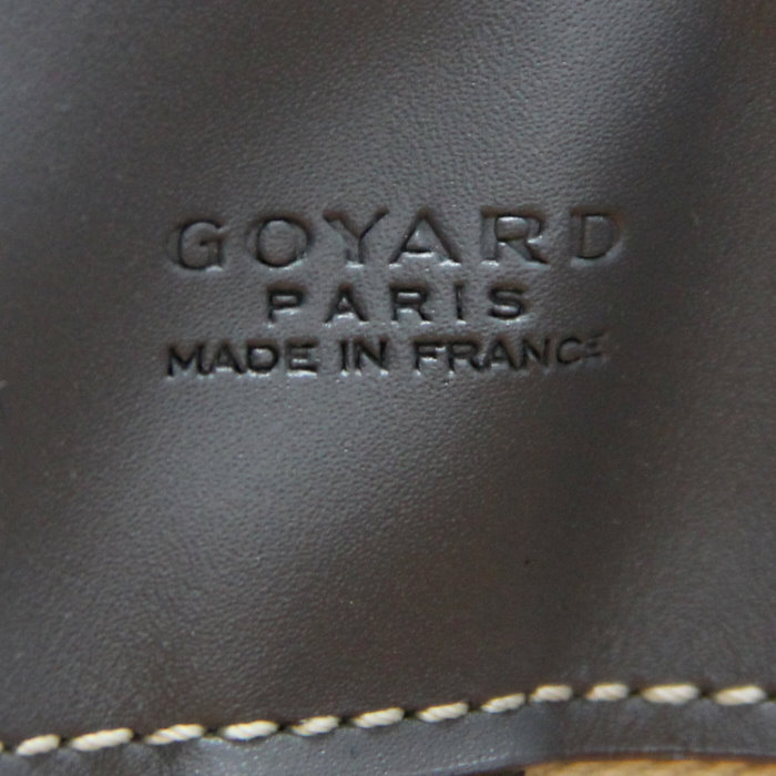 Goyard in grey monogram canvas and leather - Detail D3