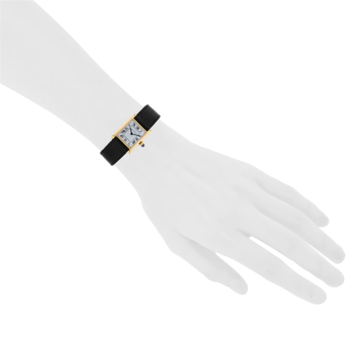 Reloj Cartier Tank de oro amarillo - Detail D1