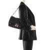 Christian Dior New Lock en cuero negro - Detail D1 thumbnail