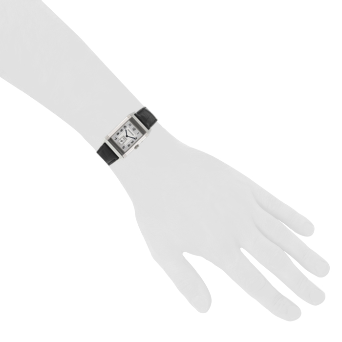 Jaeger Lecoultre Reverso-Duoface in stainless steel - Detail D2
