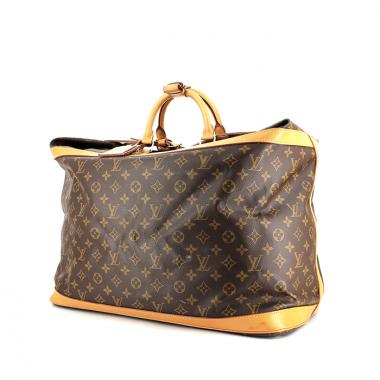 borsa da viaggio louis vuitton cruiser in tela monogram e pelle naturale