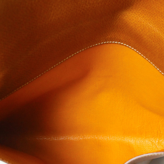 Hermès pochette en cuir fauve - Detail D2
