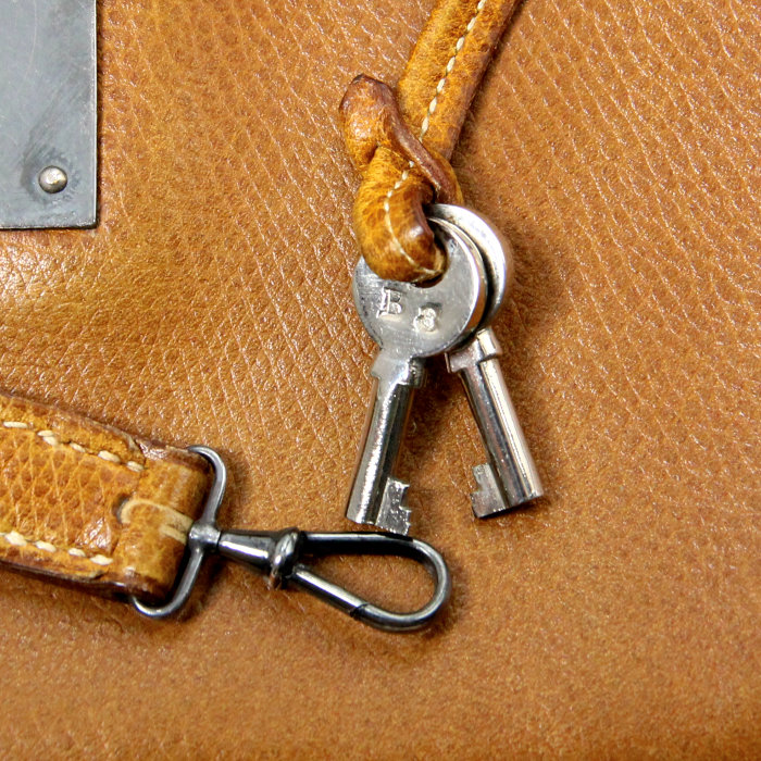 Hermès pochette en cuir fauve - Detail D4