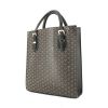 Goyard Comores shopping bag in monogram canvas and black leather - 00pp thumbnail