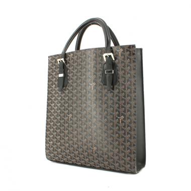 Bolso Cabás Goyard Comores en lona Monogram y cuero negro