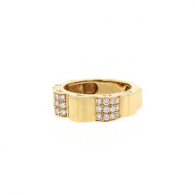 Chanel bague Profil en or jaune et diamants